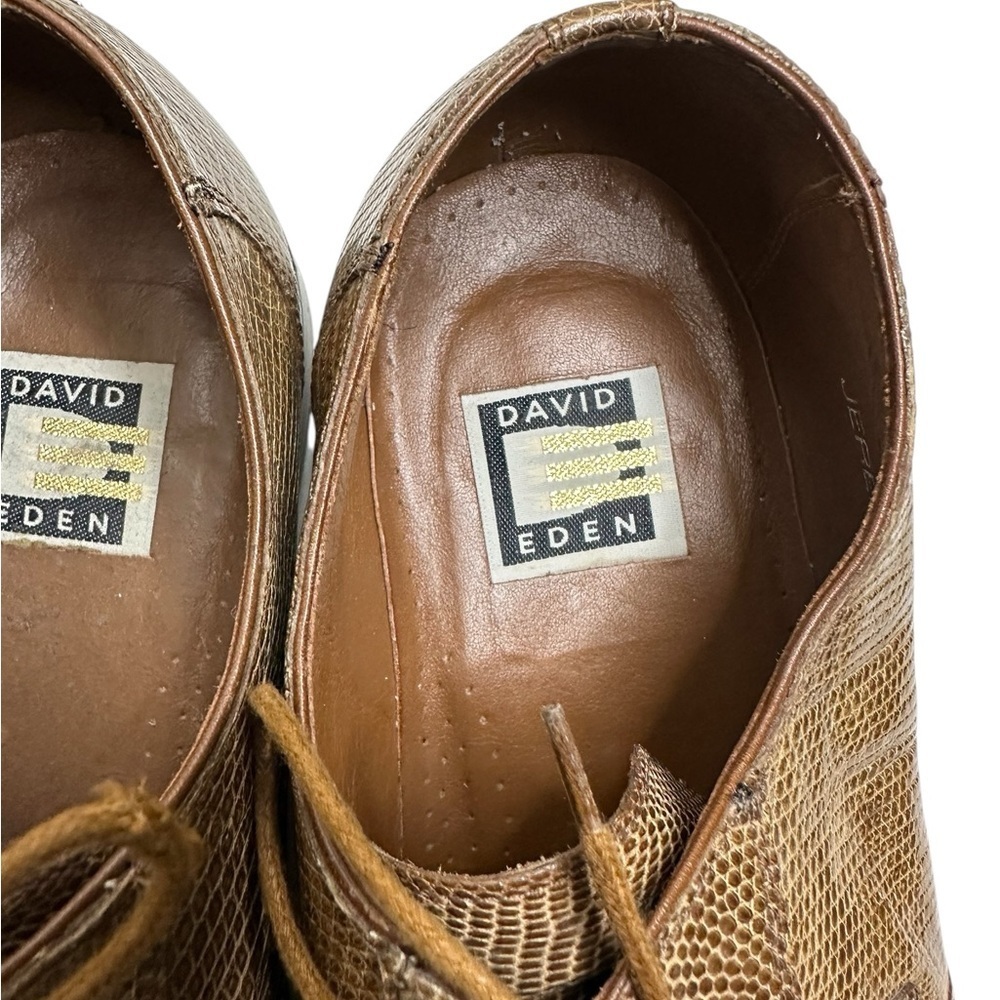 Men's Brown Leather Dress Shoes - Picture 6 of 16